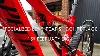 4K Specialized Levo Rear Shock Replace 15 February 2024 [upl. by Savadove]