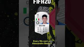 Every fifa card of Alessandro Bastoni from fifa1924🇮🇹shorts football fifa fut fc24 Bastoni [upl. by Enrobialc]