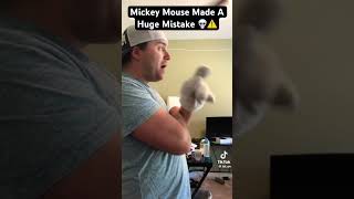 Mickey Mouse Made A Huge Mistake 💀⚠️ talon shorts tiktok comedy [upl. by Meensat380]