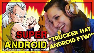 Lauren Reacts Dont mess with his trucker hat DBZA Super Android 13 [upl. by Almat328]