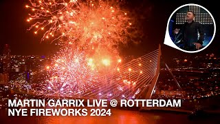 MARTIN GARRIX LIVE  ROTTERDAM NYE FIREWORKS 2024 [upl. by Alexandre]