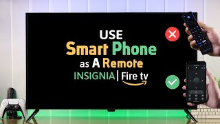 Insignia Fire TV How To Use Phone As TV Remote Control With iPhones or Android [upl. by Eibocaj966]