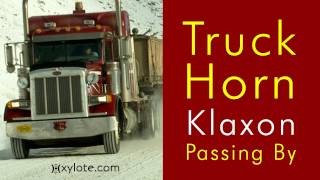 Truck Horn Klaxon Passing By Sound Effect [upl. by Arag590]