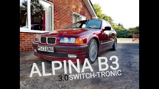 1995 BMW Alpina B3 30 SWITCHTRONIC  Walkaround amp Quick Drive [upl. by Swayder]