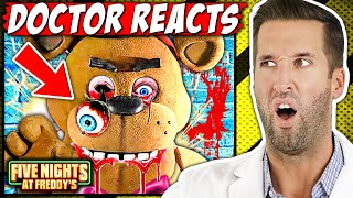 ER Doctor REACTS to Five Nights at Freddys FNAF Movie Injuries [upl. by Garfinkel829]