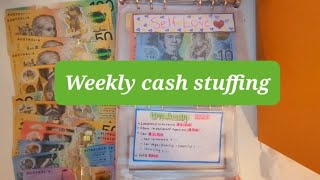 WEEKLY CASH STUFFING VIDEO  ENVELOPE SYSTEM [upl. by Sax]