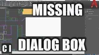 AutoCAD How to Fix Missing Dialog Boxes OpenSaveas etc  2 Minute Tuesday [upl. by Wiltz656]