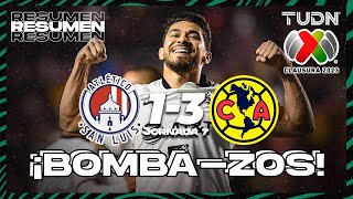 Resumen y goles  Atl San Luis 13 América  CL2023Liga Mx  TUDN [upl. by Guenna]