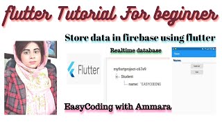 2 How to store data in firebase realtime databse using flutter 2020  insert data firebase [upl. by Ahola]