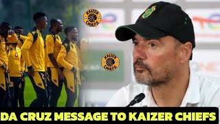 DA CRUZ FIRST SPEECH AT KAIZER CHIEFS  NABI DATE ANNOUNCED [upl. by Aixela]