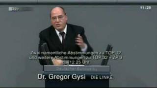 Gregor Gysi DIE LINKE Mindestlohn statt Flickschusterei [upl. by Ballman]