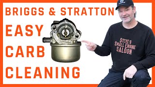 Easiest Way To Clean A Metal Briggs Carburetor [upl. by Papst]