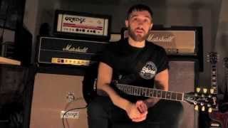 Sylosis Fear The World guitar tutorial  Josh Middleton [upl. by Helsie]