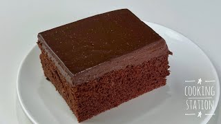 Melts In Your Mouth CHOCOLATE CAKE Recipe  Chocolate Ganache with Cocoa Powder [upl. by Gordon199]