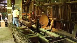 Joel Hill WaterPowered Sawmill [upl. by Babette]