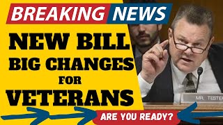 NEW VETERANS BILL  BIG CHANGES TO VA disability compensation benefits [upl. by Llewsor]