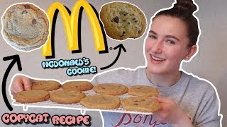 McDonalds Copycat Cookie Recipe  Do They Taste the Same [upl. by Nahallac]