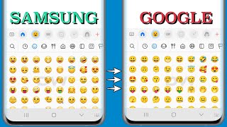 How to Replace Samsung One UI Emoji with Google Stock AOSP Emoji [upl. by Cross178]