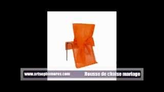 housse de chaise mariage [upl. by Garnette]