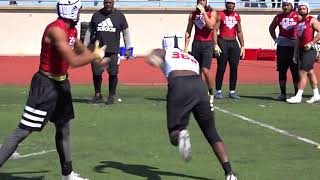 Darvon Hubbard Highlights 362 Rivals Camp Series Los Angeles 2018 [upl. by Anayia834]