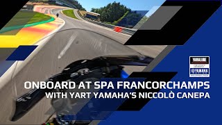 Onboard with Niccolò Canepa at Spa Francorchamps [upl. by Oijimer]