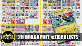 20 Dragapult ex Decklists From Twilight Masquerade Pokemon TCG [upl. by Scales]