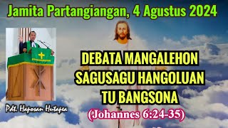 Jamita Partangiangan Epistel Minggu 4 Agustus 2024 Johannes 62435 haposanhutapea [upl. by Tompkins849]