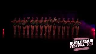 Sugar Blue Chorus Line at the Perth International Burlesque Festival 2013 [upl. by Ciprian468]