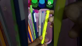 Filling my cute violet colour unicorn pencil casestationerypencil box fillingshorts [upl. by Noreg]