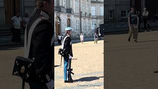 Danish Royal Palace  Changing of the guards [upl. by Attey855]