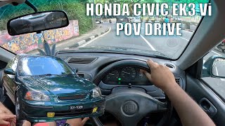 Honda Civic Vi EK3 D15B POV Drive Part 1 [upl. by Aleece]