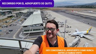 ASÍ ES EL AEROPUERTO INTERNACIONAL DE QUITO 🇪🇨  RECORRIDO POR TODO EL AEROPUERTO [upl. by Adnov672]