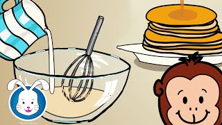 Pancake Song  Pat A Cake amp More Nursery Rhymes  Includes Easy Pancake Recipe Easy [upl. by Sivart641]