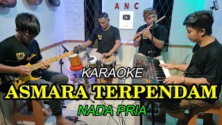 ASMARA TERPENDAM KARAOKE NADA PRIA [upl. by Sergio]