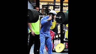 He squatting while on the phone fyp frank anatolyprank anatoly gym gymmotivation foryou [upl. by Bollay]