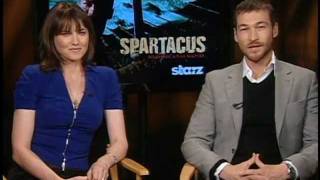 Andy Whitfield Interview before fatal diagnosis [upl. by Nylrebmik561]