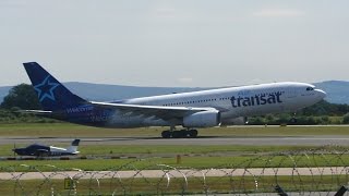 Air Transat A330 Azores Glider at Manchester [upl. by Ossie]