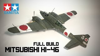 Tamiya  148 Mitsubishi Ki46 Dinah  Full Build [upl. by Sosthena708]