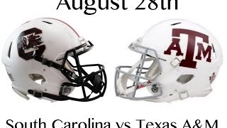 South Carolina Gamecocks  Texas AampM Hype up [upl. by Nawek]