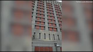 MDC Brooklyn prison inmates bang on windows during power outage [upl. by Akiehs]