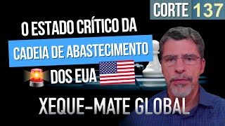 O estado crítico da cadeia de abastecimento dos EUA cortedepodcast corte2 137 [upl. by Mayhs394]