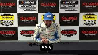 Ricky Stenhouse Jr Laughs at Kyle Busch question [upl. by Derdle]