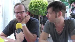 Interview Fiddlers Green  Taubertal Festival 2012 [upl. by Quincey163]