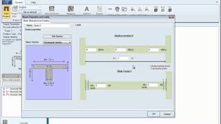 T section beam example [upl. by Karena]