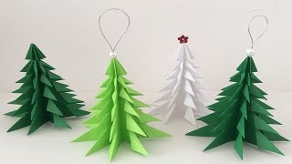 Arbol de navidad de papel 🎄Paper Christmas tree Christmas decorations Decoraciones navideñas [upl. by Verena]