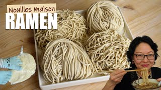 Nouilles Ramen maison  Lingrédient de base essentiel pour réussir vos soupes ramen ou vos yakisoba [upl. by Ziwot179]