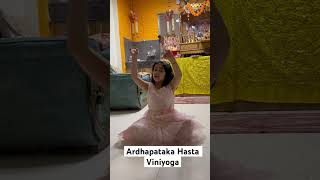 Ardhapataka Hasta Viniyoga mudras artist dance bharatnatyam classicaldancebharatanatyam [upl. by Acinimod]