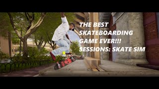 THE BEST SKATEBOARDING GAME FIRST DAY ON SESSION SKATE SIM [upl. by Assiralk]