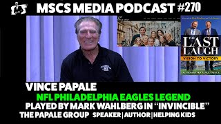 Vince Papale NFL Eagles Legend Played by Mark Wahlberg INVINCIBLE  Speaker  Kids Mscs Media 270 [upl. by Roselyn]