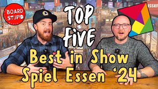 Top 5 Best Board Games at Spiel Essen 2024 Board Stupids Best in Show [upl. by Atileda607]